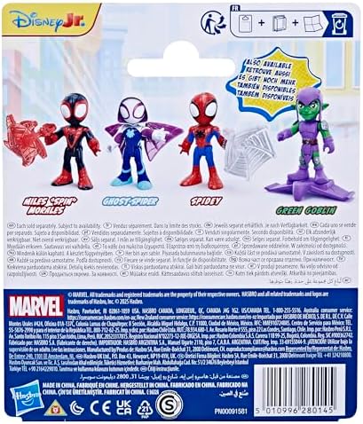 Homem-Aranha e seus amigos incríveis - Brinquedo Duende Verde da Marvel com acessório