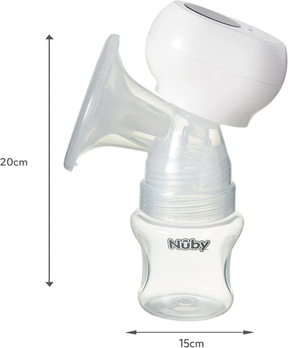 Nuby Bomba de leite sem fio – Design compacto | Controles touchscreen | Bateria recarregável | Estimulação e expressão