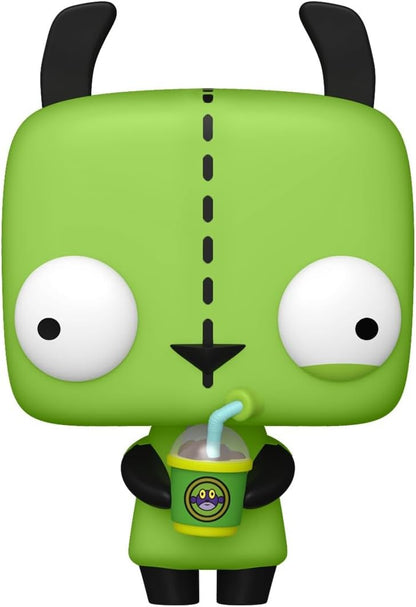 Funko Pop! Animation: Invader Zim - GIR - Figura de vinil colecionável - Ideia para presente - Produtos oficiais - Brinquedos para crianças e adultos - Fãs de desenhos animados - Figura modelo para colecionadores e exposição
