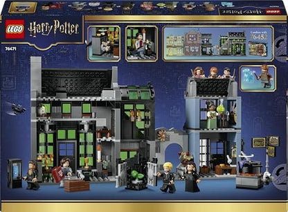 LEGO Harry Potter Beco Diagonal Lojas Mágicas - Kit de Modelo em Miniatura com 8 Minifiguras e Patrono Colecionável - Decoração para Quarto Infantil - Presente para Meninas, Meninos e Fãs a partir de 8 Anos - 76471