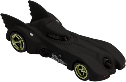 Hot Wheels Pacote Batman, 5 Batmóveis favoritos dos fãs, escala 1:64, veículos de brinquedo, embalagem especial, para brincar ou exibir, para fãs e colecionadores do Batman.