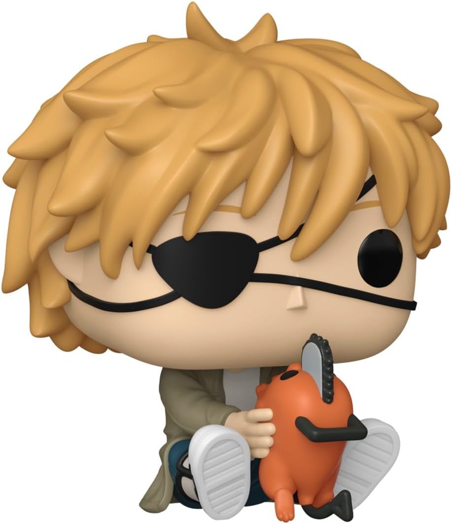 Funko Pop! Animation: Chainsaw Man - Denji e Pochita - Figura de vinil colecionável - Ideia para presente - Produtos oficiais - Brinquedos para crianças e adultos - Fãs de anime - Figura modelo para colecionadores e exposição
