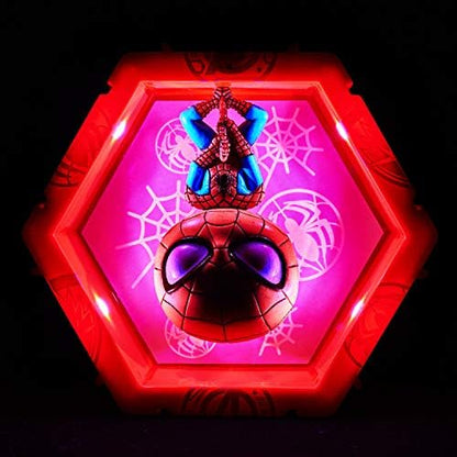 WOW! PODS Coleção Vingadores - Homem-Aranha | Figura de Super-Herói com Cabeça Oscilante e Luzes | Brinquedos, Colecionáveis e Presentes Oficiais da Marvel