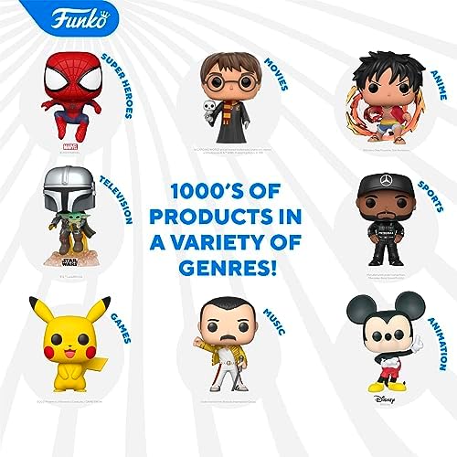 Funko Pop! Disney: Mickey Mouse Piloto - (Terno Azul) - Exclusivo da Amazon - Figura Colecionável de Vinil - Ideia de Presente - Produto Oficial - Brinquedos para Crianças e Adultos - Fãs de Filmes