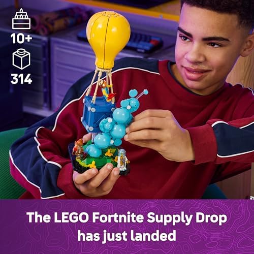 LEGO Fortnite Suprimentos - Minifiguras Fishstick, Leviathan e Ginger Gunner com acessórios, incluindo Suco Slurp - Decoração Gamer - Presente para meninos e meninas a partir de 10 anos e fãs - 77080