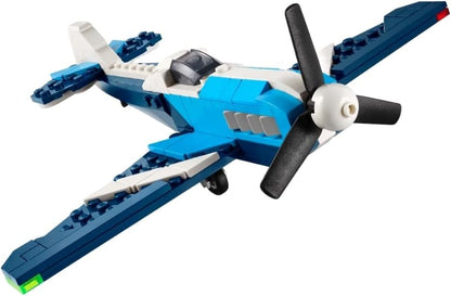 LEGO Aeronave Creator 3 em 1: Brinquedo de avião de corrida - Transforma-se em um modelo de jato ou helicóptero - Conjunto de construção de veículos para meninos e meninas de 7 anos ou mais - Presente de aniversário divertido