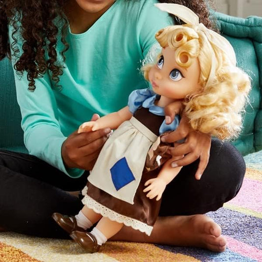 Disney Store Oficial Cinderela Boneca Animadora Coleção, 39 cm/15” com Cabelo Enraizado Realista, Roupa e Sapatos, Princesa Colecionável Boneca Infantil Adequada para Idades 3+