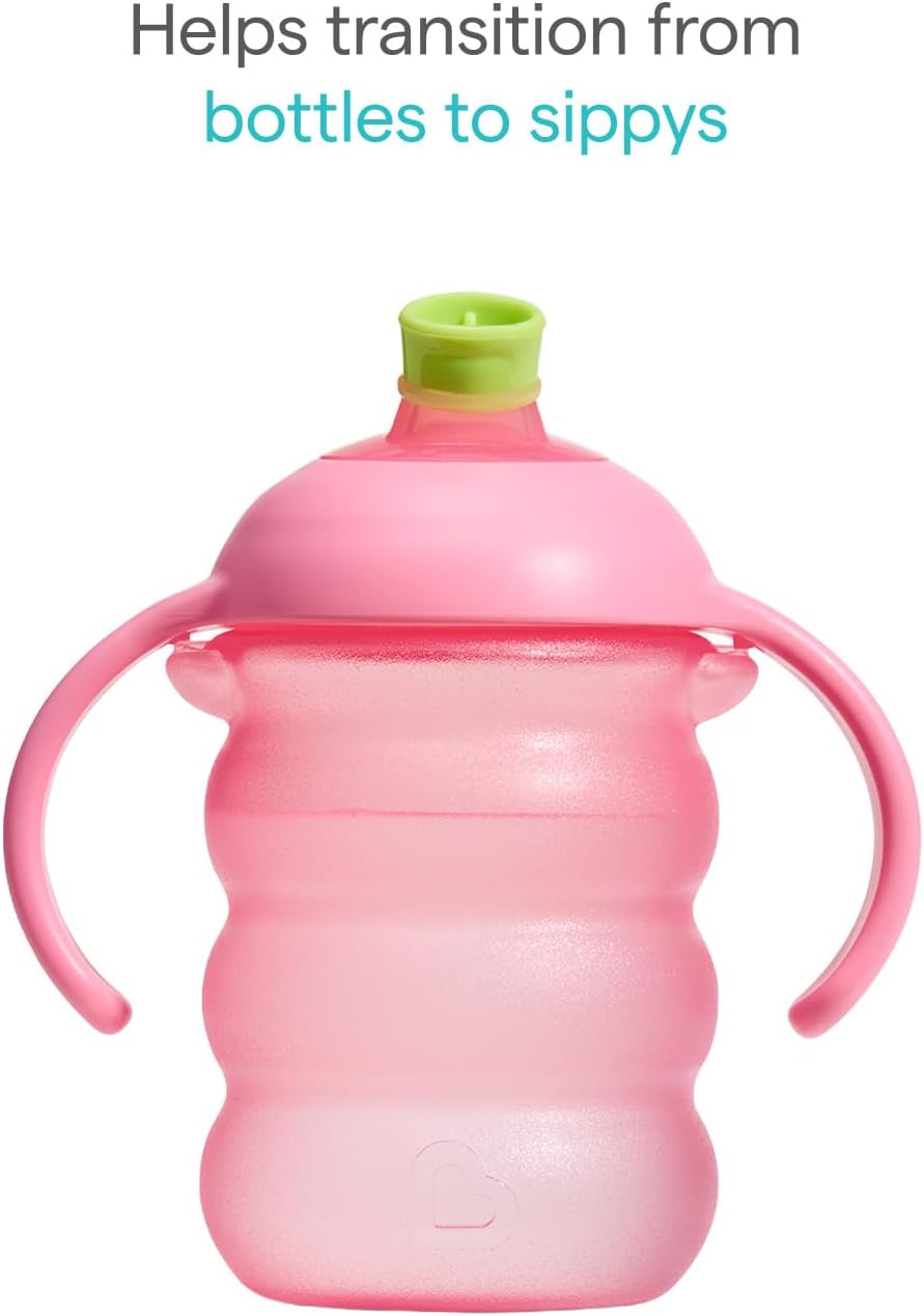 Munchkin Copo com Bico Click Lock | Kit com 2 | 6m+ | 236 ml | Rosa/Roxo