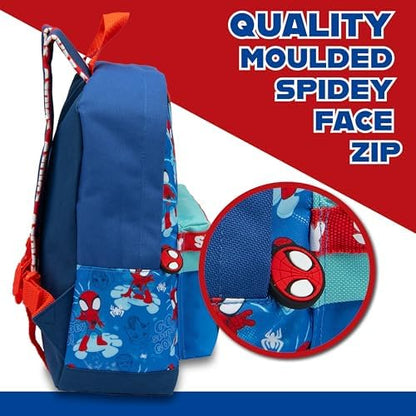 Mochila Infantil Marvel Homem-Aranha e Seus Incríveis Amigos - Mochila Escolar para Meninos e Meninas