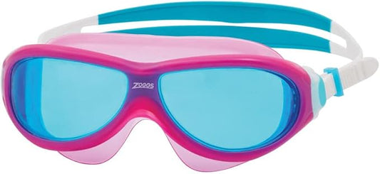 Zoggs Máscara Phantom Junior rosa branco tom azul