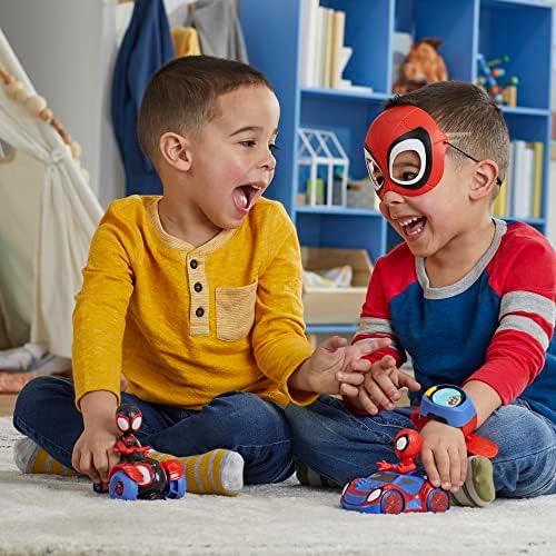 Conjunto de veículos de brinquedo do Homem-Aranha e seus amigos da Hasbro - Exclusivo da Amazon