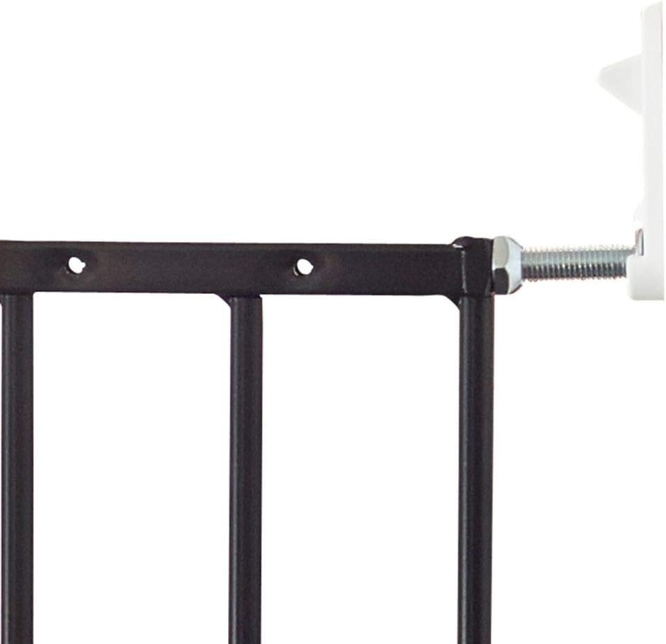 BabyDan Scandinavian Pet Design Puerta extensible para perros extra alta, 62,5-106,8 cm/24,6-42 pulgadas de ancho, 103 cm/40,5 pulgadas de altura, puerta extensible para perros