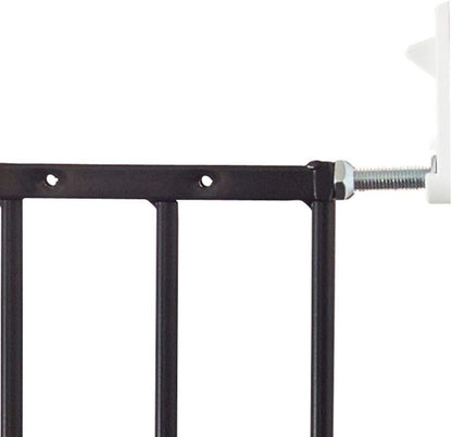 BabyDan Scandinavian Pet Design Puerta extensible para perros extra alta, 62,5-106,8 cm/24,6-42 pulgadas de ancho, 103 cm/40,5 pulgadas de altura, puerta extensible para perros