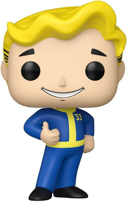 Funko Pop! TV: Fallout – Vault Boy - Chances de 1/6 para variante rara de Chase - Fallout (TV) - Figura colecionável de vinil - Ideia para presente - Produtos oficiais - Brinquedos para crianças e adultos - Fãs de TV