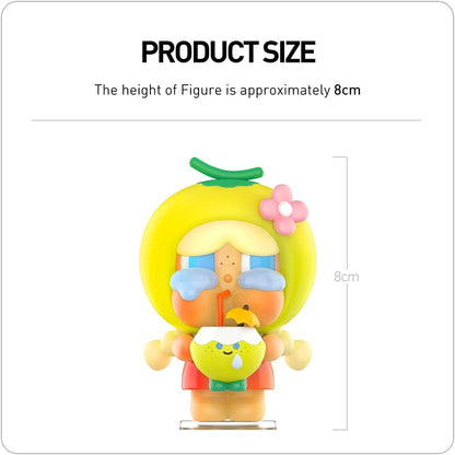 POP MART Crybaby Coconut Figura-Personagem Articulado Verde Design Premium Presentes para Mulheres Brinquedo Colecionável Favorito dos Fãs Figura de Ação de Brinquedo de Arte