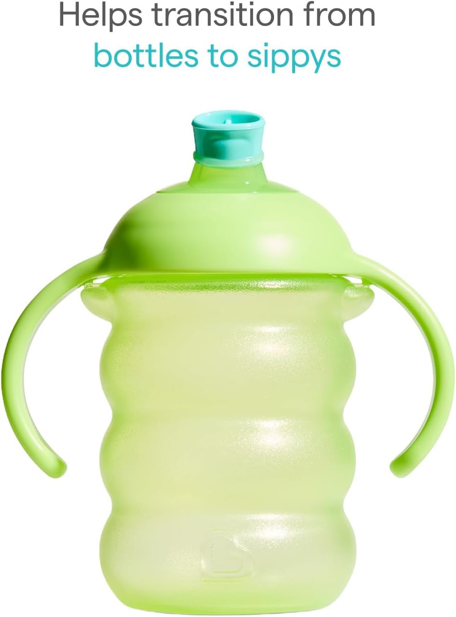 Munchkin Copo com Bico Click Lock | Kit com 2 | 6m+ | 236 ml | Azul/Verde