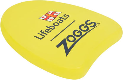 Zoggs RNLI x Mini Kickboard, Mini Easy Learn to Swim Float Kickboard - Amarelo, 3-12 anos, 27,5 x 22 x 2,8 cm, Junior