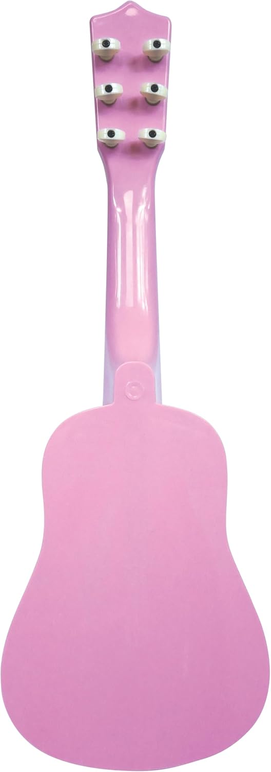 Lexibook, Casa de Bonecas da Gabby, Meu primeiro violão para crianças, 6 cordas de nylon, 53 cm / 21'', Guia incluído, Rosa, K200GDH