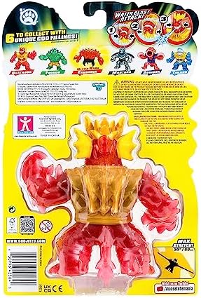 Heróis de Goo Jit Zu Deep Goo Sea Blazagon Hero Pack. Brinquedo super elástico e cheio de gosma. Com recurso de ataque de jato d'água. Estique-o até 3 vezes o seu tamanho!