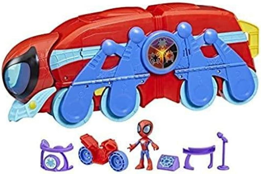 SPIDEY Y SUS AMAZING FRIENDS F37215S1 Marvel Spider Crawl-R Juego de juego para la sed 2 en 1, juguete preescolar para mayores de 3 años, 24 pulgadas de altura, multicolor