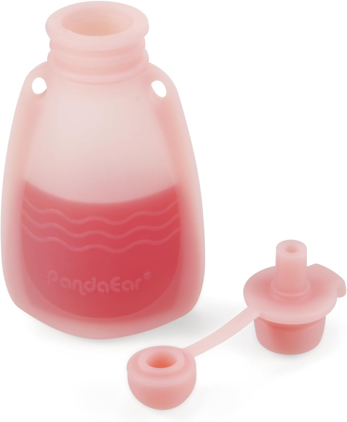 PandaEar Conjunto de 7 saquinhos de silicone reutilizáveis para papinha , ideais para bebês e crianças pequenas. Feitos de silicone livre de BPA, cada saquinho tem capacidade para 142 g (5 oz).