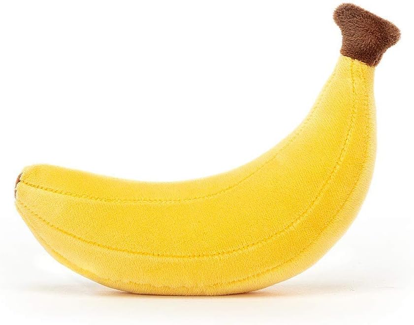 Jellycat Fabuloso Brinquedo de Pelúcia Banana Fruta Macia