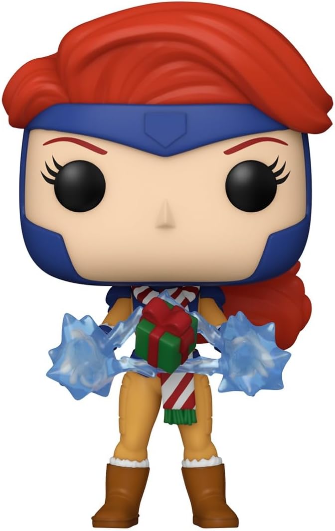 Funko Pop! Marvel: HoliDivas - Jean Grey - X-Men - Figura de vinil colecionável - Ideia de presente - Produtos oficiais - Brinquedos para crianças e adultos - Fãs da Marvel - Figura modelo para colecionadores e exposição