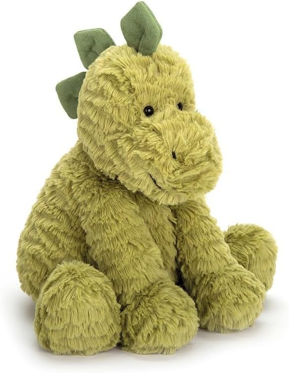 Jellycat Fuddlewuddle Dino Médio - C: 8 cm x C: 13 cm x A: 23 cm