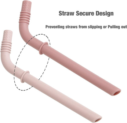 PandaEar Conjunto de alimentação infantil com 12 peças | Conjunto de silicone para alimentação de bebês | 2 pratos infantis com ventosa, 2 babadores de silicone, 2 copos de transição,