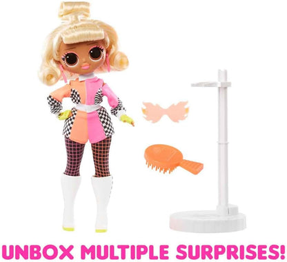 LOL Surprise Boneca fashion OMG - SPEEDSTER - Inclui boneca fashion, várias surpresas e acessórios fabulosos - Ótimo presente para crianças a partir de 4 anos