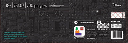 LEGO Star Wars 75407 Logotipo Star Wars em Peças - Conjunto de Construção Colecionável para Adultos - Kit de Modelo Icônico da Cultura Pop - Peça de Exibição para Casa ou Escritório - Ideia de Presente para Fãs Adultos e Adolescentes