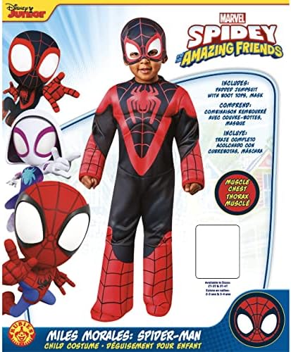 Fantasia Infantil de Luxo Rubies Oficial Marvel Homem-Aranha e seus Incríveis Amigos Spinn Halloween