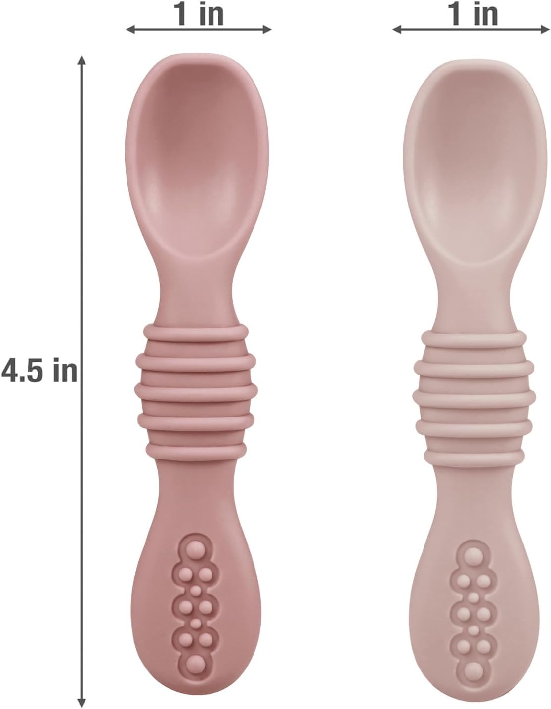 PandaEar Conjunto de alimentação infantil com 12 peças | Conjunto de silicone para alimentação de bebês | 2 pratos infantis com ventosa, 2 babadores de silicone, 2 copos de transição,