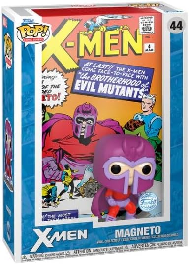 Funko Pop! Capa de Quadrinhos: Marvel - X-Men #4 - Exclusivo da Amazon - Figura Colecionável de Vinil - Ideia de Presente - Produto Oficial - Brinquedos para Crianças e Adultos - Fãs de Quadrinhos - Figura para Colecionadores
