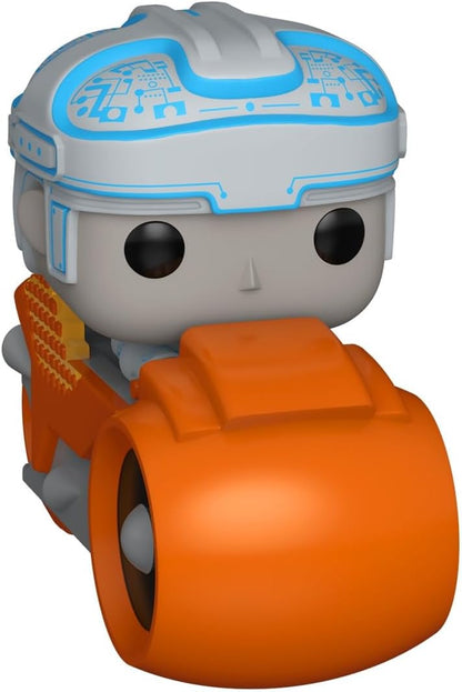 Funko Pop! Rides: Tron - (1982) - Tron com ciclo - Figura de vinil colecionável - Ideia para presente - Produtos oficiais - Brinquedos para crianças e adultos - Fãs de cinema - Figura modelo para colecionadores e exposição