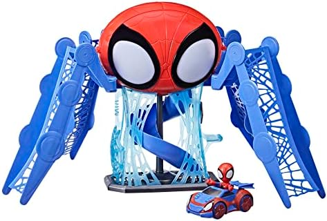 Conjunto de Brinquedo Marvel Homem-Aranha e Seus Incríveis Amigos - Quartel-General com Luzes, Sons, Homem-Aranha e Veículo, para Crianças a partir de 3 Anos, Multicolorido