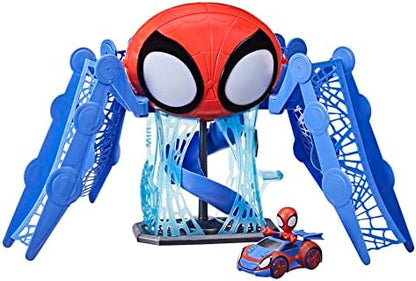 Conjunto de Brinquedo Marvel Homem-Aranha e Seus Incríveis Amigos - Quartel-General com Luzes, Sons, Homem-Aranha e Veículo, para Crianças a partir de 3 Anos, Multicolorido