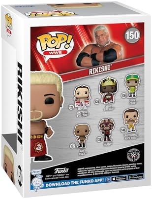 Funko POP! WWE: Rikishi - Exclusivo da Amazon - Figura de Vinil Colecionável - Ideia de Presente - Produto Oficial - Brinquedos para Crianças e Adultos - Fãs de Esportes - Figura para Colecionadores e Exibição