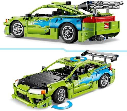 LEGO Technic Velozes e Furiosos Mitsubishi Eclipse - Kit de Montagem Colecionável STEM com Volante e 2 Cilindros de NOS - Presente para Adolescentes a partir de 14 Anos e Fãs Adultos do Filme - 42229