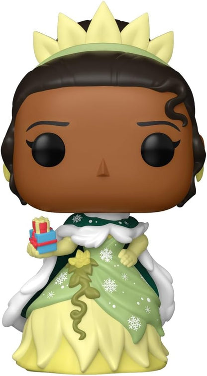 Funko Pop! Disney: Princesa Tiana Holiday - Tiana - Princesas Disney - Figura de vinil colecionável - Ideia de presente - Produtos oficiais - Brinquedos para crianças e adultos - Fãs da Disney/Pixar