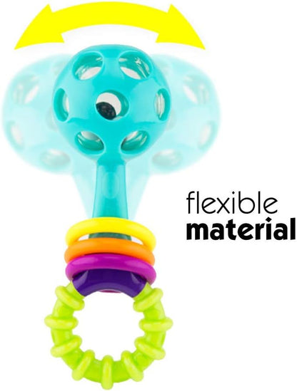 Sassy Chocalho de contas de esconde-esconde para bebê - 0m+