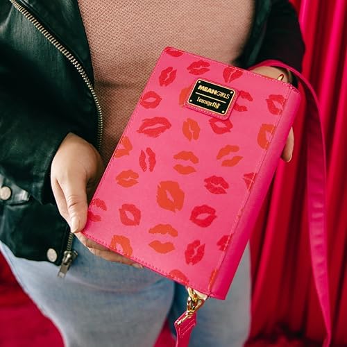 Bolsa transversal Loungefly - Meninas Malvadas: Livro do Arraso - Exclusiva da Amazon - Couro vegano premium - Ideia de presente - Produto oficial - para meninos, meninas, homens e mulheres - Fãs de filmes