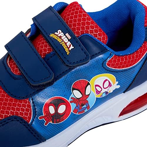 Tênis de corrida esportivos com luzes piscantes do Homem-Aranha e seus Incríveis Amigos