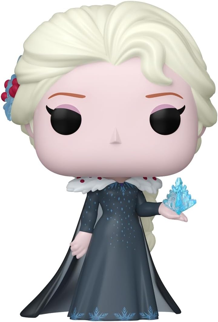 Funko Pop! Disney: Princesa Holiday - Elsa - Frozen - Figura de vinil colecionável - Ideia de presente - Produtos oficiais - Brinquedos para crianças e adultos - Fãs da Disney/Pixar - Figura modelo para colecionadores