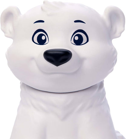 Mattel Boneca Fashion Elsa e Filhote de Urso-Polar Disney Frozen da | 4 Acessórios, incluindo cama e cobertor para o animal, cabelo trançado, inspirada nos animais de Arendelle de Disney Frozen, JFG16