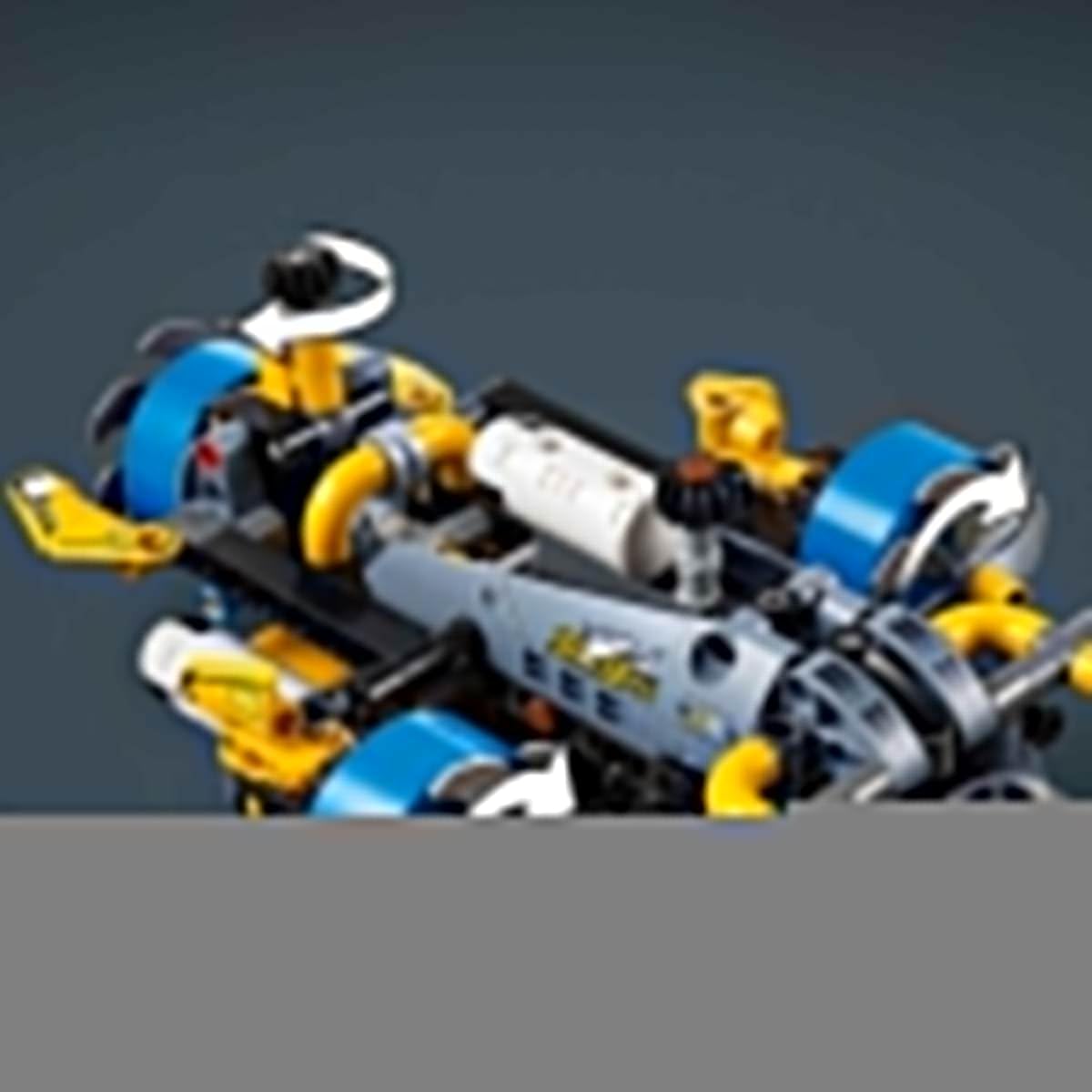 LEGO Brinquedo submarino Technic Deep-Sea Research - Conjunto de veículos com hélices giratórias, tanques de ar e uma cabine para brincadeiras imaginativas - Presente de aniversário para meninos e meninas com mais de 9 anos
