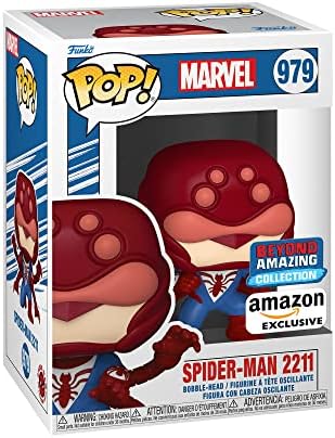 Funko POP! Marvel: Ano da Aranha - Homem-Aranha 2211 - Marvel Comics - Exclusivo da Amazon - Figura de Vinil Colecionável - Ideia de Presente - Produto Oficial - Brinquedos para Crianças e Adultos - Fãs de Quadrinhos