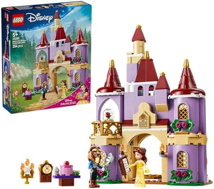 LEGO | Castelo Encantado da Bela e a Fera da Disney - Inclui 2 mini bonecas e figura do Lumière - Presente para meninas a partir de 5 anos e fãs da Bela e a Fera - 43289