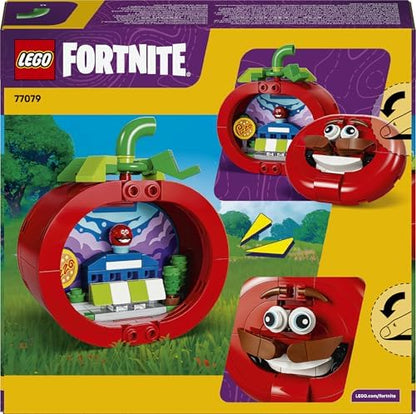 LEGO Fortnite Tomatohead - Figura Interativa com Restaurante Interno - Decoração para Quarto ou Mesa Infantil - Presente Gamer para Meninos, Meninas e Fãs a partir de 10 Anos - 77079