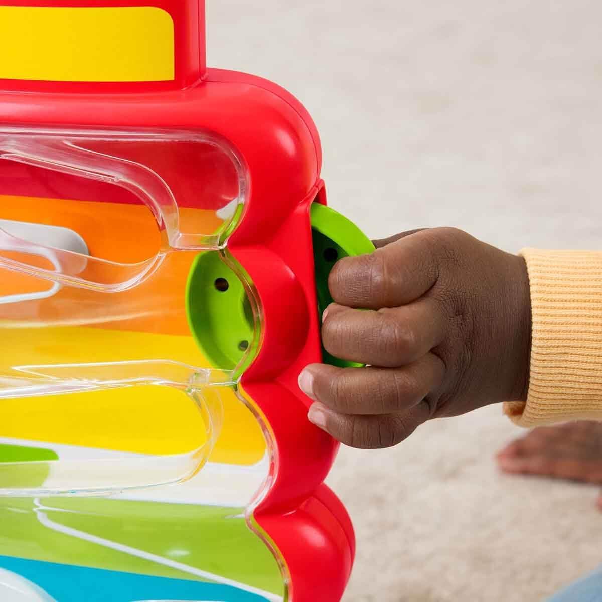 Fisher-Price Brinquedo para Bebês e Crianças Pequenas: Balanço com Moedas para Desenvolvimento Infantil a partir de 9 Meses, JLB81